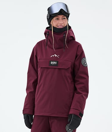 Dope Blizzard W Lumilautailutakki Naiset Burgundy Renewed