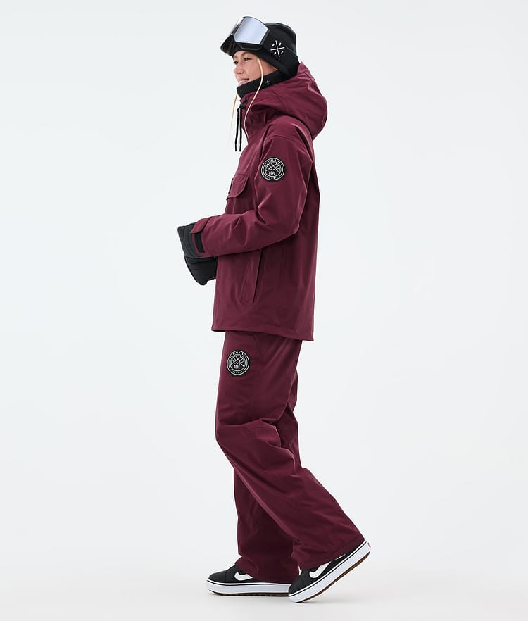 Dope Blizzard W Lumilautailutakki Naiset Burgundy Renewed, Kuva 4 / 9