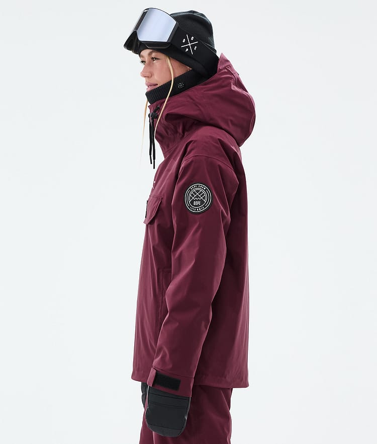 Dope Blizzard W Lumilautailutakki Naiset Burgundy Renewed, Kuva 6 / 9