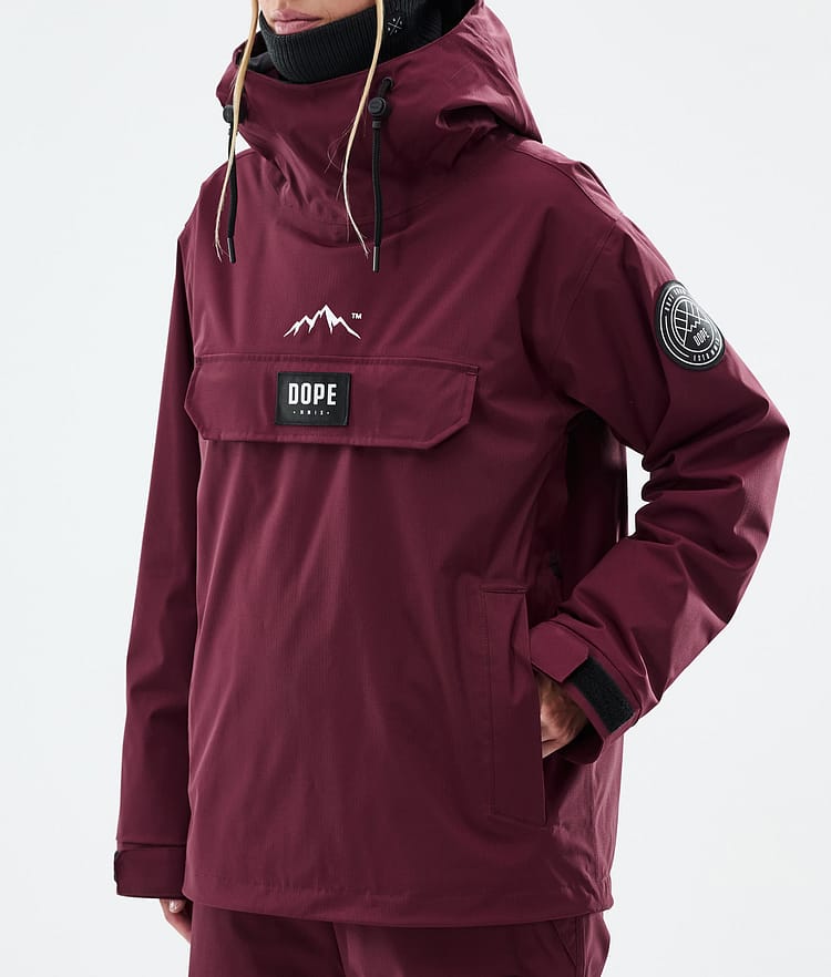 Dope Blizzard W Lumilautailutakki Naiset Burgundy Renewed, Kuva 8 / 9