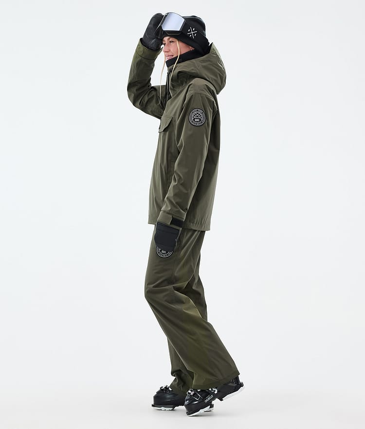 Dope Blizzard W Laskettelutakki Naiset Olive Green, Kuva 3 / 8