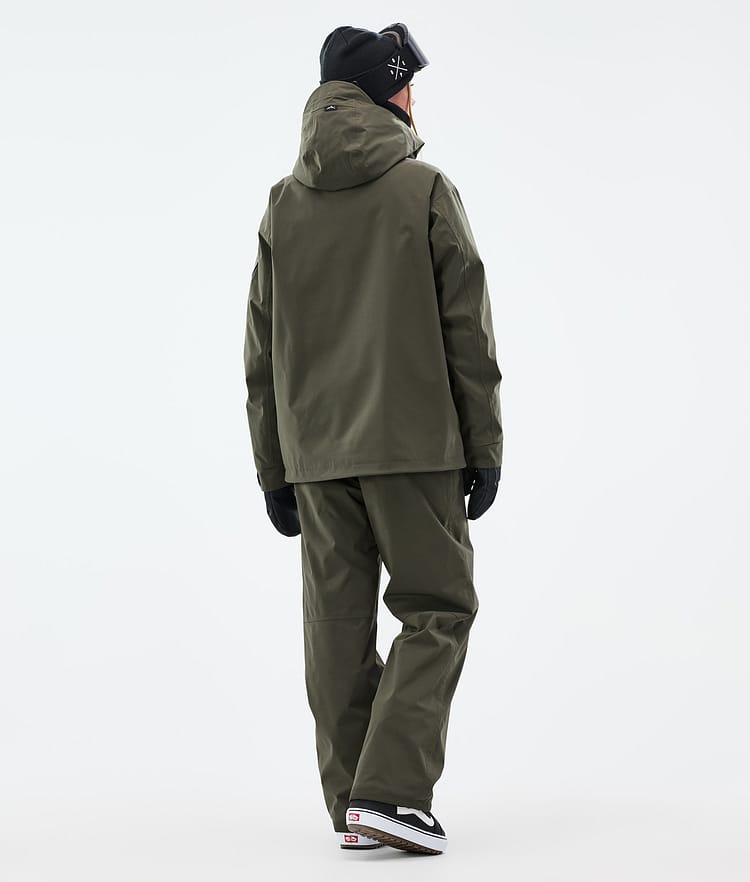 Dope Blizzard W Lumilautailutakki Naiset Olive Green Renewed, Kuva 4 / 8