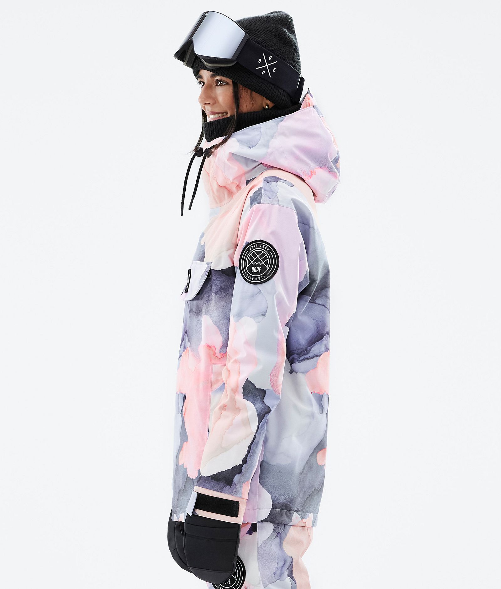 Dope Blizzard W Lumilautailutakki Naiset Blot Peach, Kuva 6 / 9