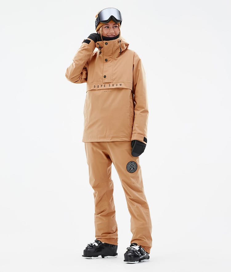 Dope Legacy W Laskettelutakki Naiset Khaki Yellow, Kuva 3 / 9