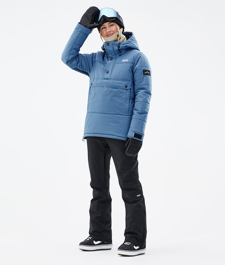 Dope Puffer W 2023 Lumilautailutakki Naiset Blue Steel, Kuva 3 / 9