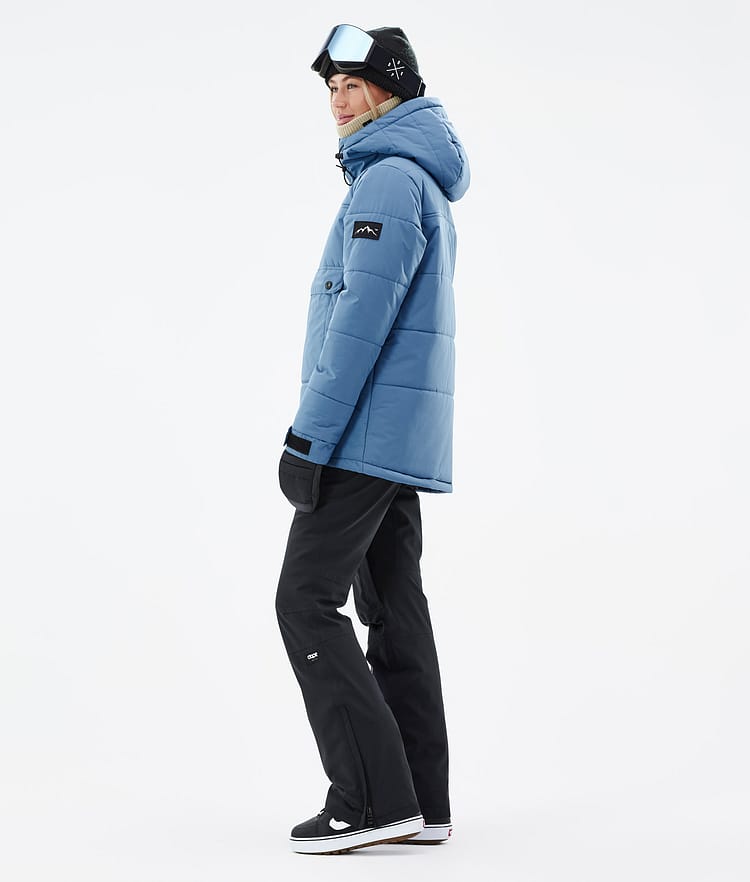 Dope Puffer W 2023 Lumilautailutakki Naiset Blue Steel, Kuva 4 / 9