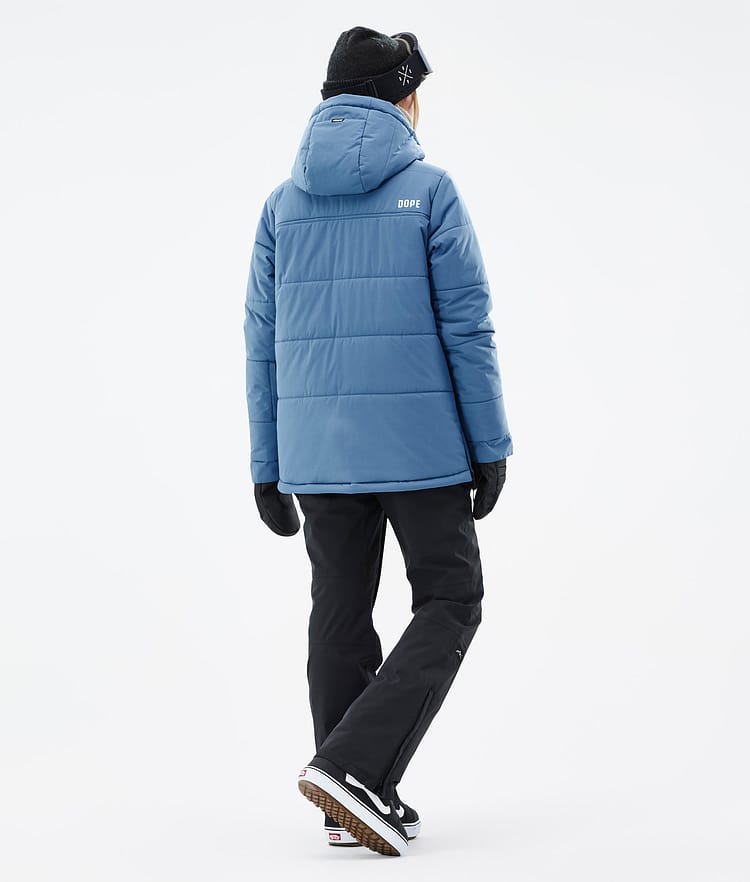 Dope Puffer W 2023 Lumilautailutakki Naiset Blue Steel, Kuva 5 / 9