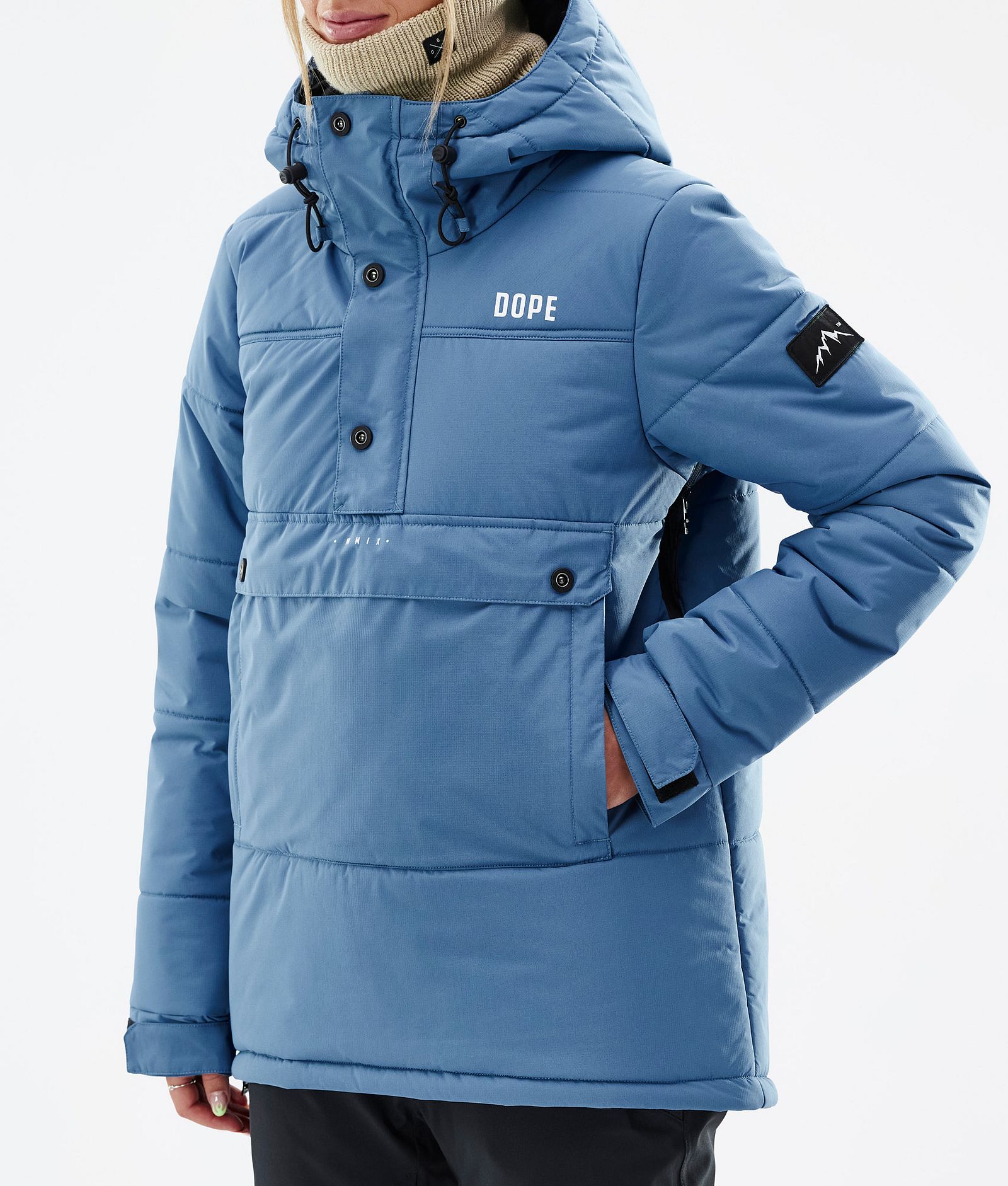 Dope Puffer W Laskettelutakki Naiset Blue Steel, Kuva 8 / 9