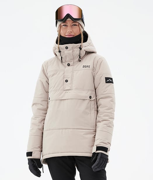 Dope Puffer W 23 Lumilautailutakki Naiset Sand