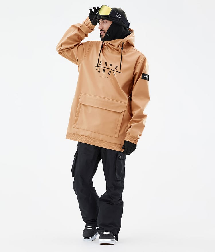 Dope Wylie Lumilautailutakki Miehet DS Khaki Yellow, Image 3 of 9