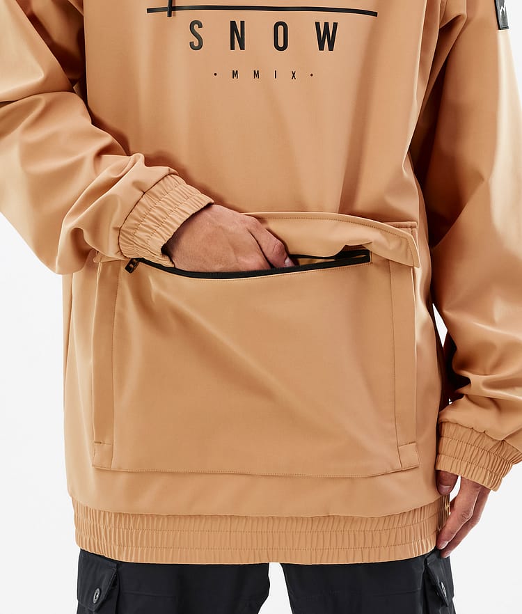 Dope Wylie Lumilautailutakki Miehet DS Khaki Yellow, Image 9 of 9