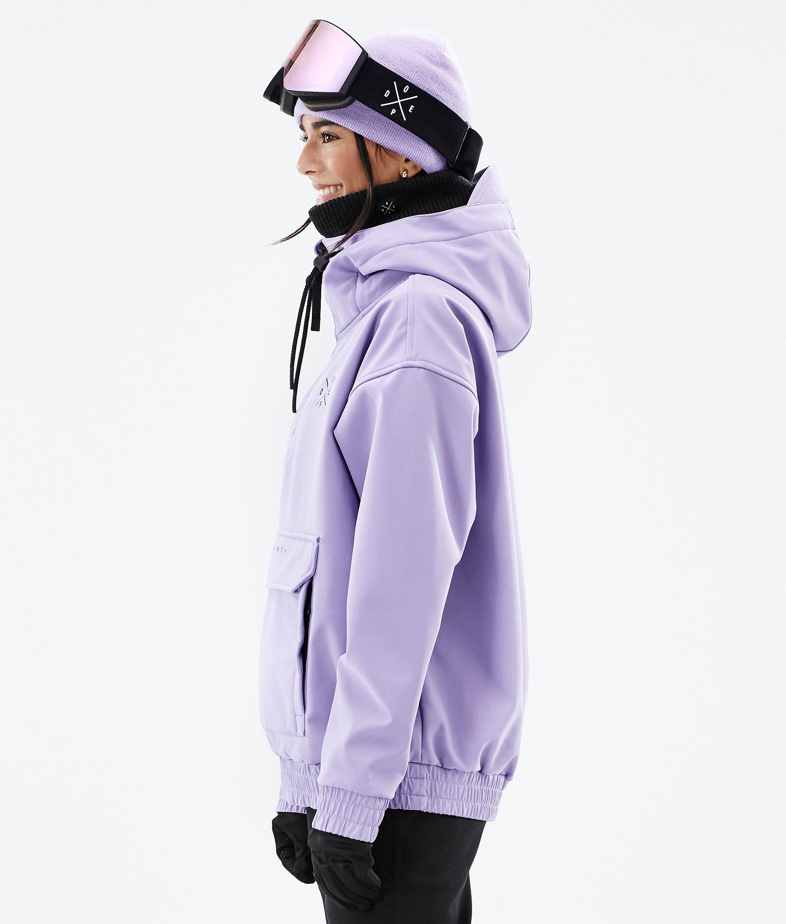 Dope Cyclone W 2022 Lumilautailutakki Naiset Faded Violet, Kuva 7 / 9