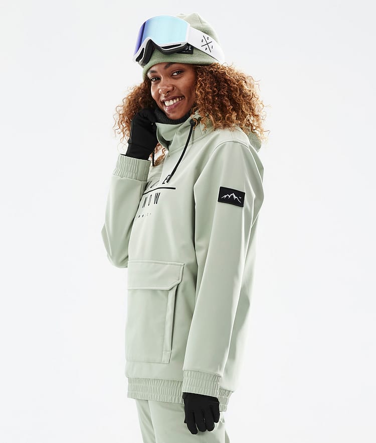 Dope Wylie W Lumilautailutakki Naiset DS Soft Green, Image 6 of 9