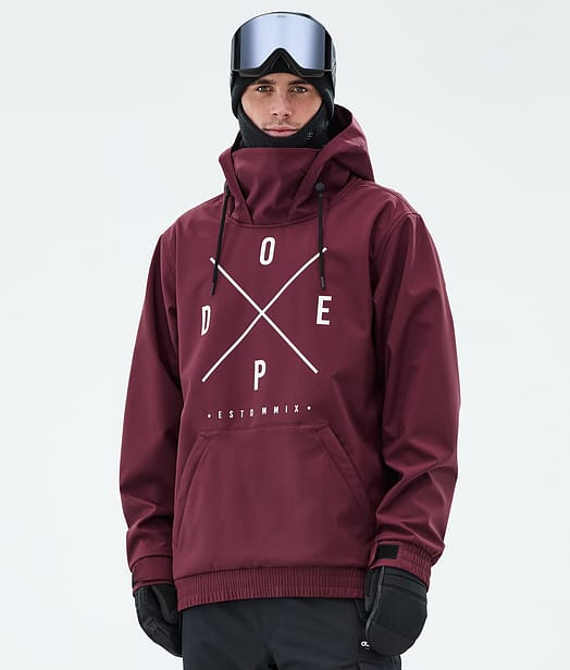 Dope Yeti Lumilautailutakki Miehet 2X-Up Burgundy