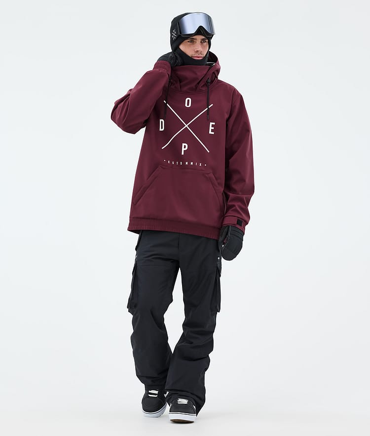 Dope Yeti Lumilautailutakki Miehet 2X-Up Burgundy, Kuva 2 / 7