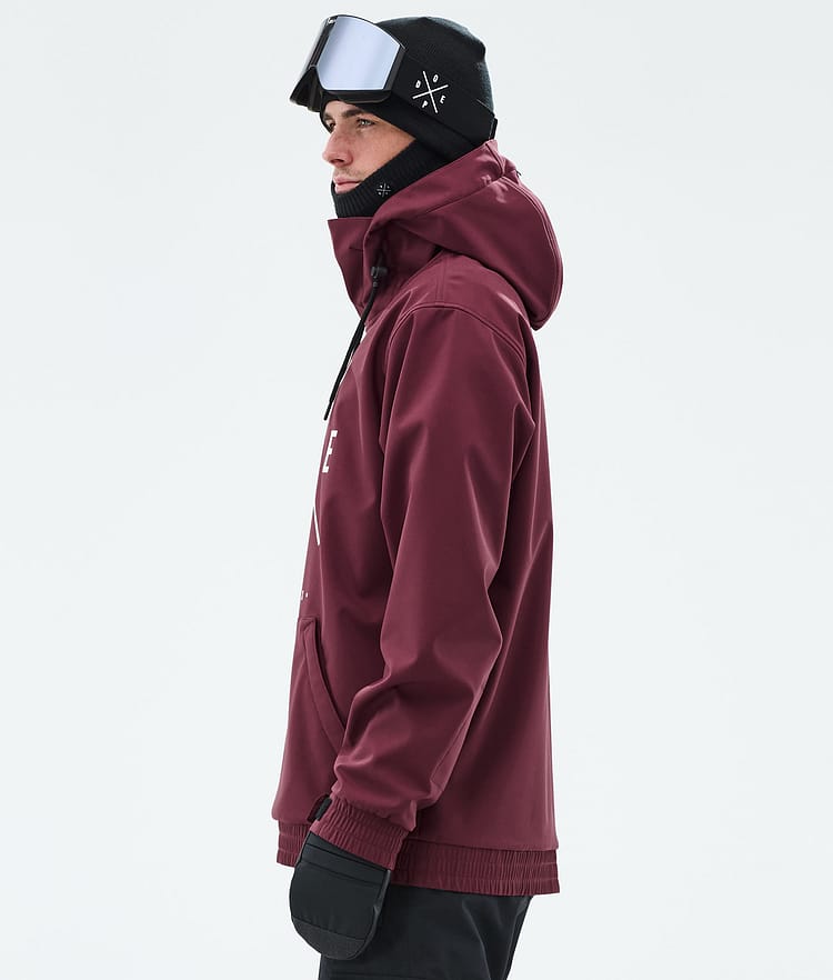 Dope Yeti Lumilautailutakki Miehet 2X-Up Burgundy, Kuva 5 / 7