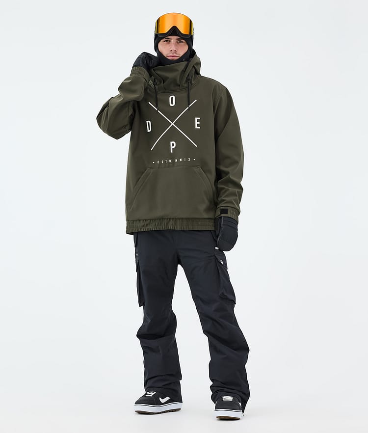 Dope Yeti Lumilautailutakki Miehet 2X-Up Olive Green, Kuva 2 / 7