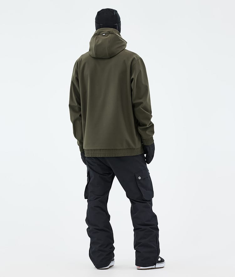 Dope Yeti Lumilautailutakki Miehet 2X-Up Olive Green, Kuva 4 / 7