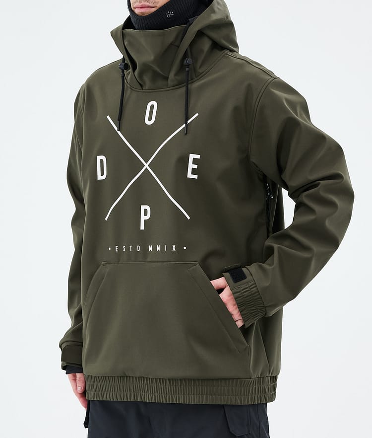 Dope Yeti Laskettelutakki Miehet 2X-Up Olive Green, Kuva 7 / 7