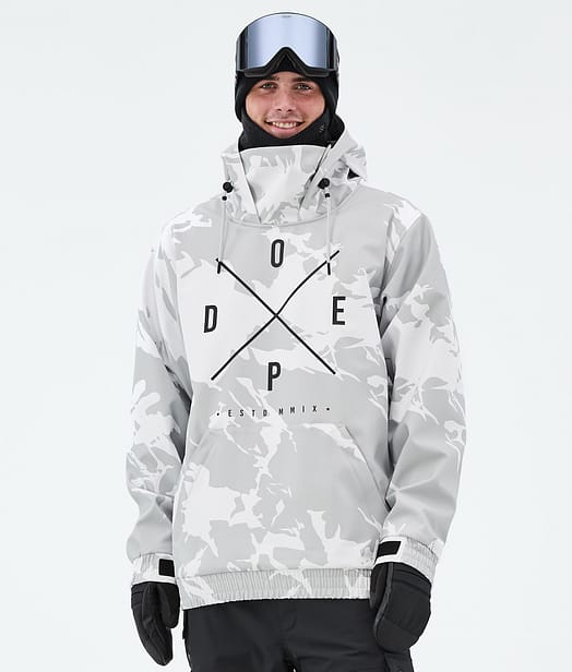 Dope Yeti Lumilautailutakki Miehet 2X-Up Grey Camo
