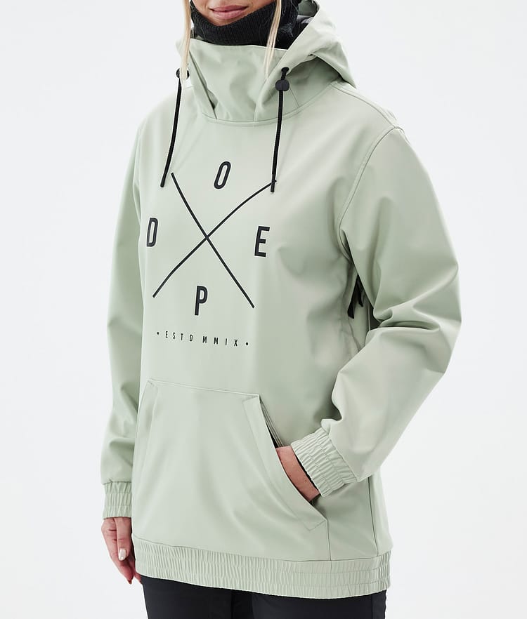 Dope Yeti W Lumilautailutakki Naiset 2X-Up Soft Green, Kuva 7 / 7