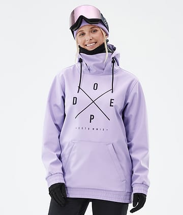 Dope Yeti W 23 Lumilautailutakki Naiset 2X-Up Faded Violet