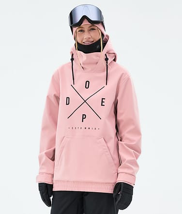 Dope Yeti W Lumilautailutakki Naiset 2X-Up Soft Pink