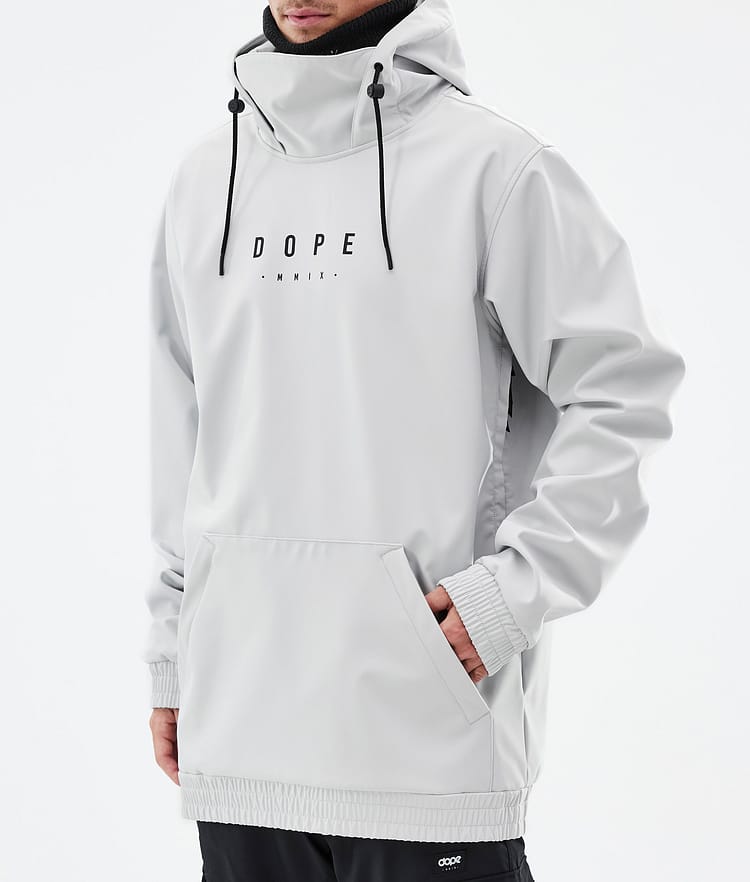 Dope Yeti 2022 Lumilautailutakki Miehet Peak Light Grey, Kuva 8 / 8