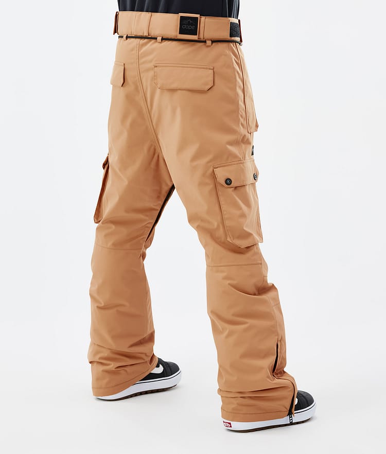 Dope Iconic Lumilautailuhousut Miehet Khaki Yellow, Kuva 3 / 6