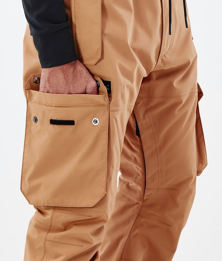Dope Iconic Lasketteluhousut Miehet Khaki Yellow, Kuva 5 / 6