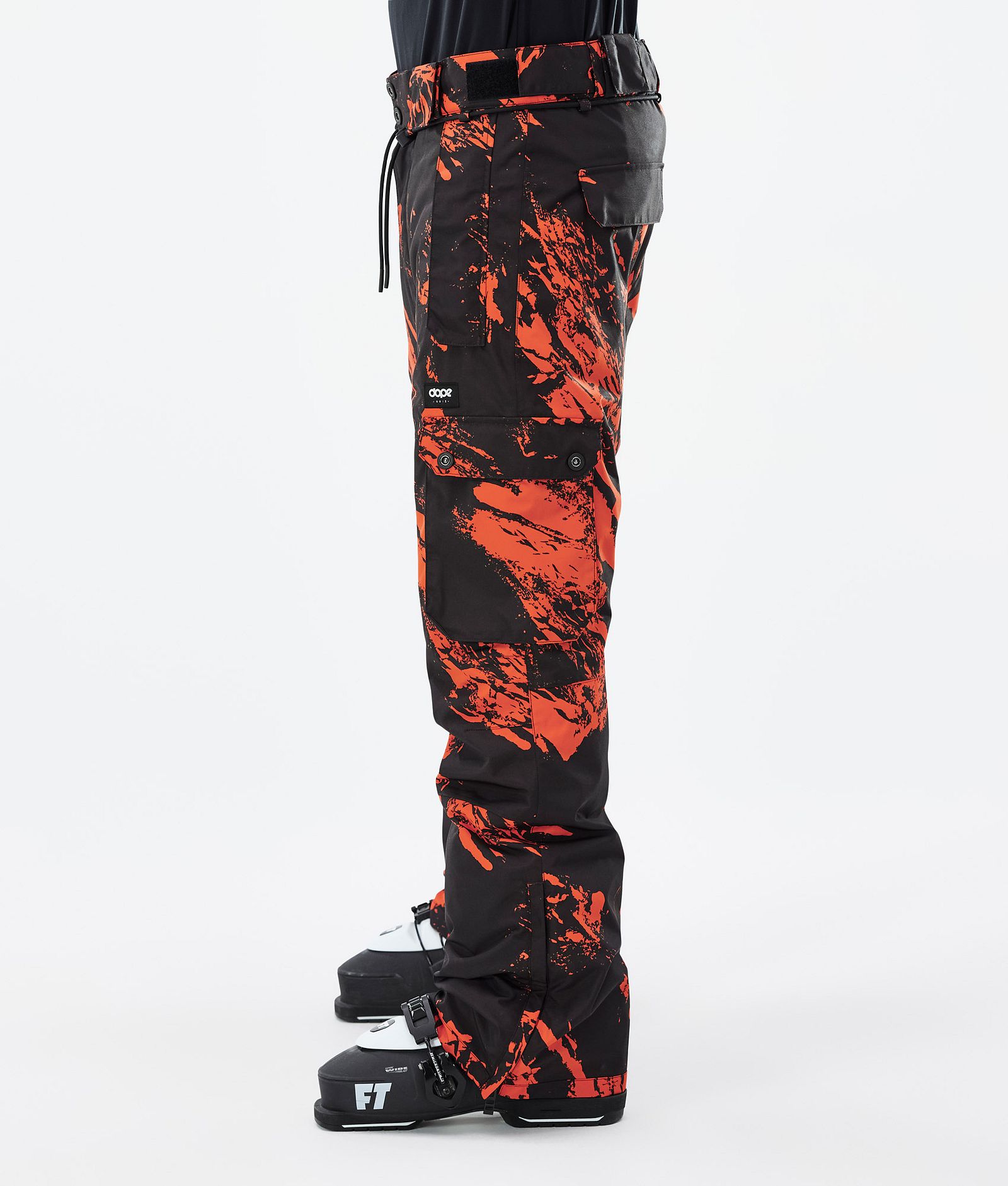 Dope Iconic Lasketteluhousut Miehet Paint Orange, Kuva 2 / 6