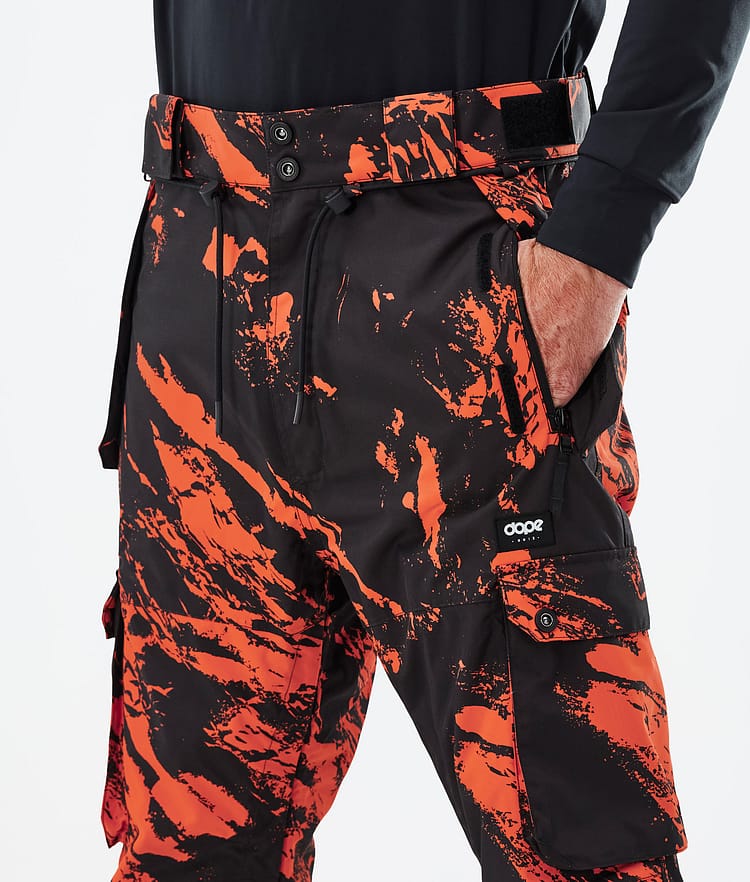 Dope Iconic Lasketteluhousut Miehet Paint Orange, Kuva 4 / 6