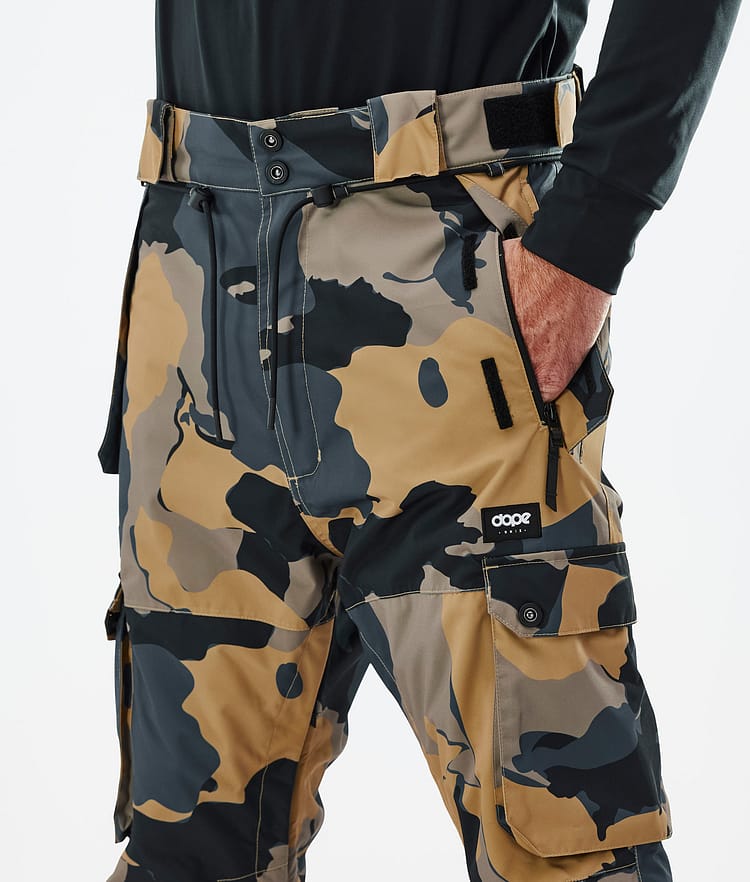 Dope Iconic Lasketteluhousut Miehet Walnut Camo, Kuva 4 / 6