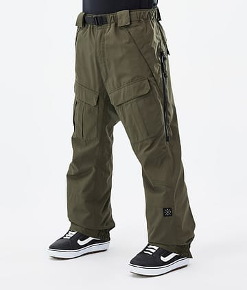 Dope Antek 22 Lumilautailuhousut Miehet Olive Green