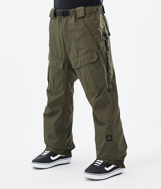 Dope Antek 22 Lumilautailuhousut Miehet Olive Green