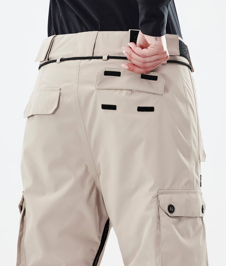 Dope Iconic W Lumilautailuhousut Naiset Sand, Kuva 7 / 7