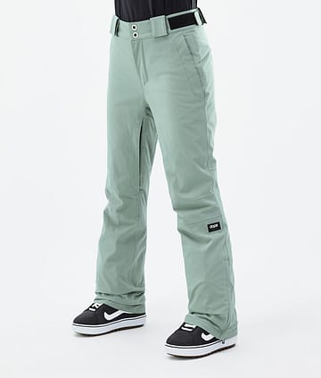Dope Con W 22 Lumilautailuhousut Naiset Faded Green