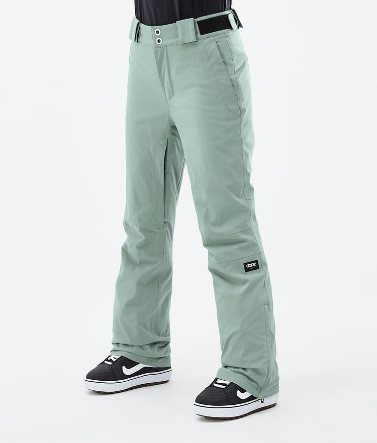 Dope Con W 2022 Lumilautailuhousut Naiset Faded Green, Kuva 1 / 5