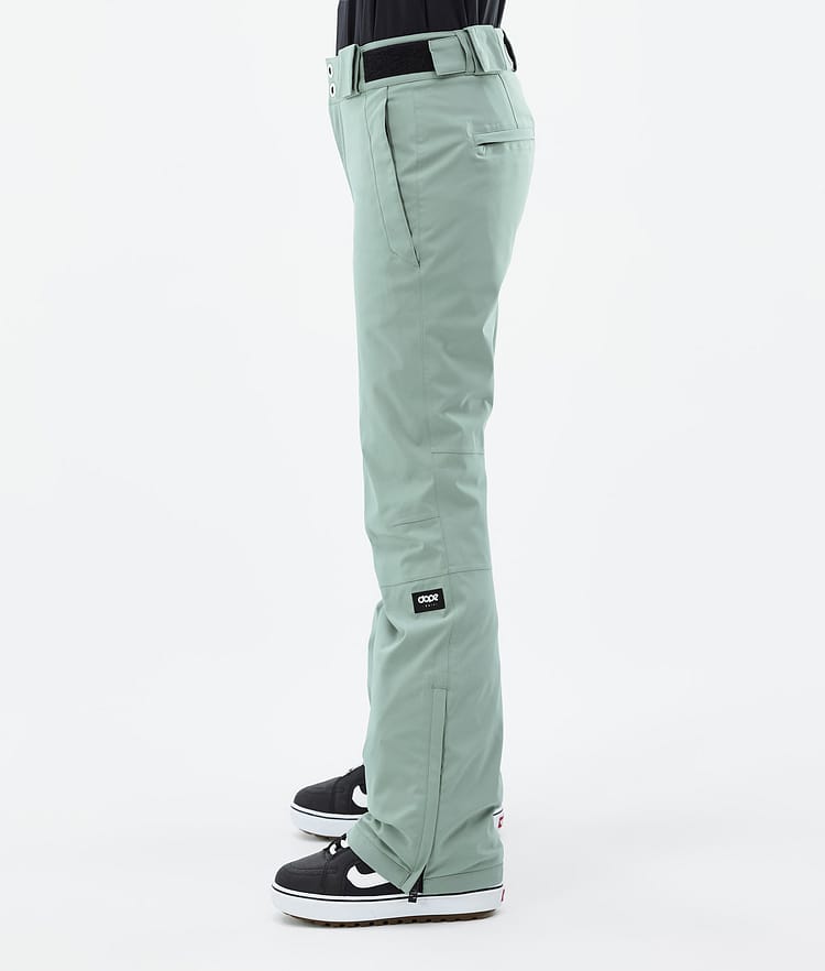 Dope Con W 2022 Lumilautailuhousut Naiset Faded Green, Kuva 2 / 5