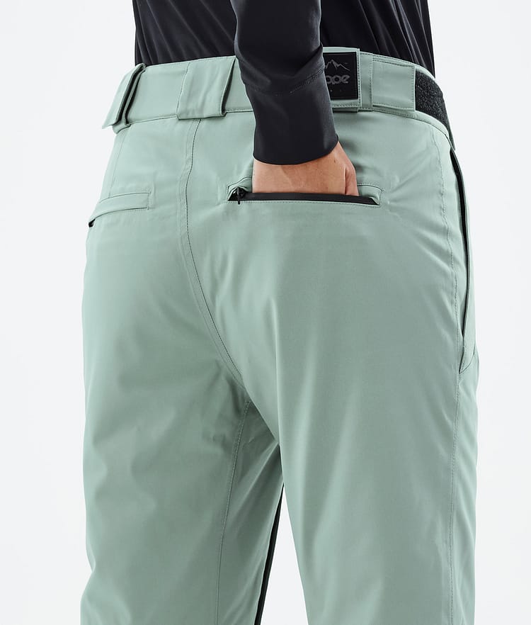 Dope Con W 2022 Lumilautailuhousut Naiset Faded Green, Kuva 5 / 5