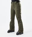 Dope Con W 2022 Lasketteluhousut Naiset Olive Green