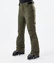 Dope Con W 22 Lasketteluhousut Naiset Olive Green