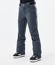 Dope Con W 22 Lumilautailuhousut Naiset Metal Blue