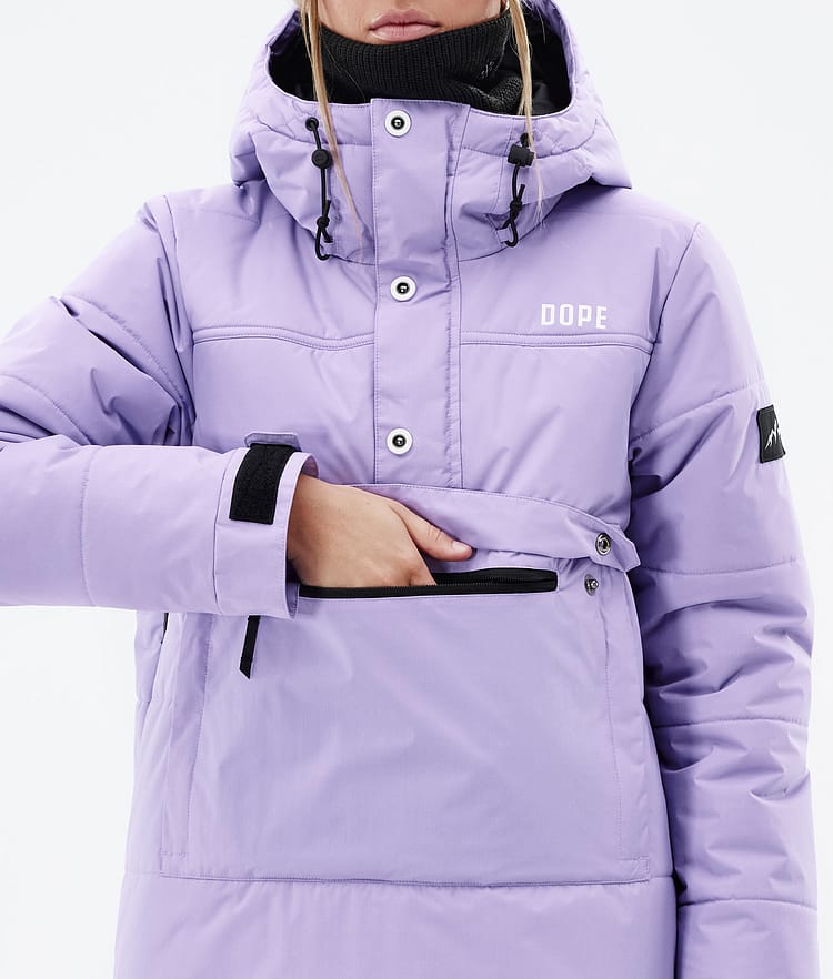 Dope Puffer W Lumilautailutakki Naiset Faded Violet Renewed, Kuva 9 / 9