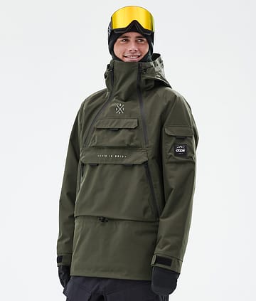Dope Akin Lumilautailutakki Olive Green