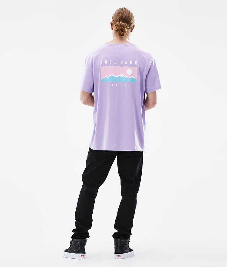 Dope Standard 2022 T-paita Miehet Range Faded Violet, Kuva 4 / 5