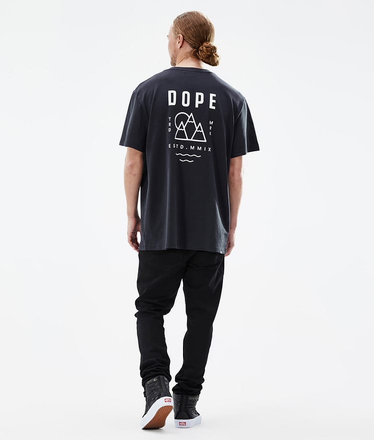 Dope Standard 2022 T-paita Miehet Summit Black, Kuva 4 / 5