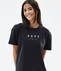 Dope Standard W 2022 T-paita Naiset Peak Black, Kuva 2 / 5