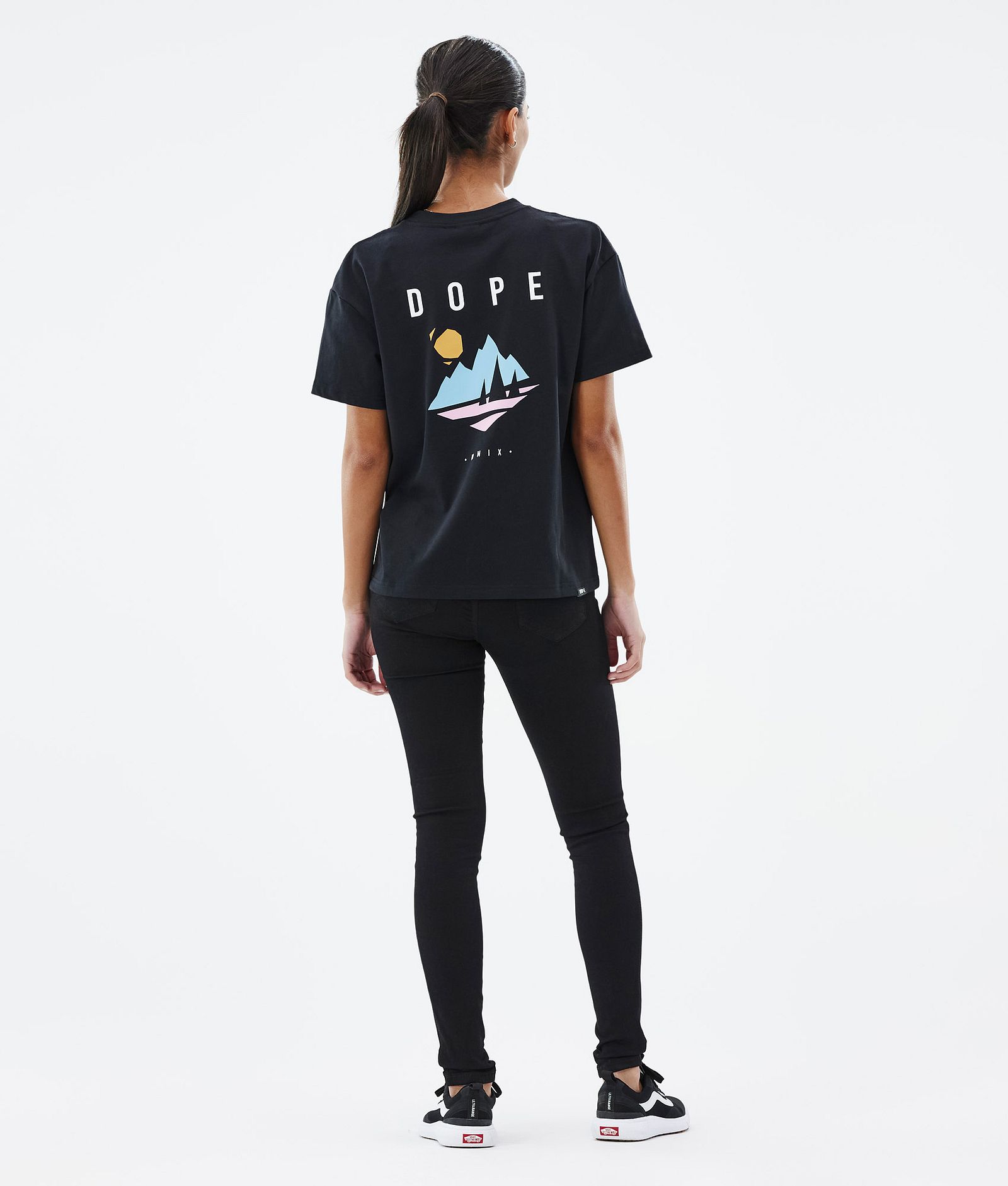 Dope Standard W 2022 T-paita Naiset Pine Black