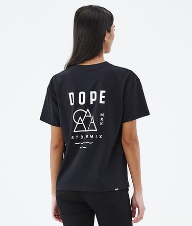 Dope Standard W 2022 T-paita Naiset Summit Black